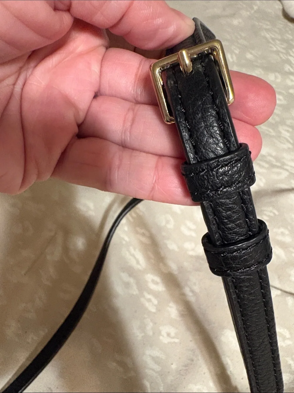 kate spade Black and Natural Straw Crossbody Purse